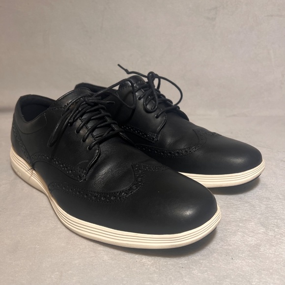 Cole Haan Men\'s Grand Tour Wingtip Oxford Shoes Size 13 M Black  / MSRP $ 150.00 main image 6